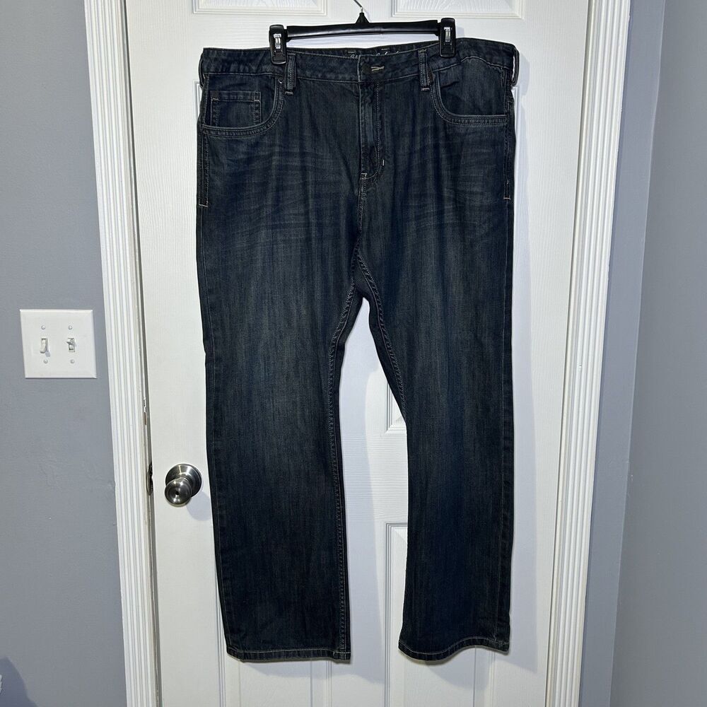 I Jeans By Buffalo Jeans Men's 40x32 Blue Stephen Slim Straight Dark Wash